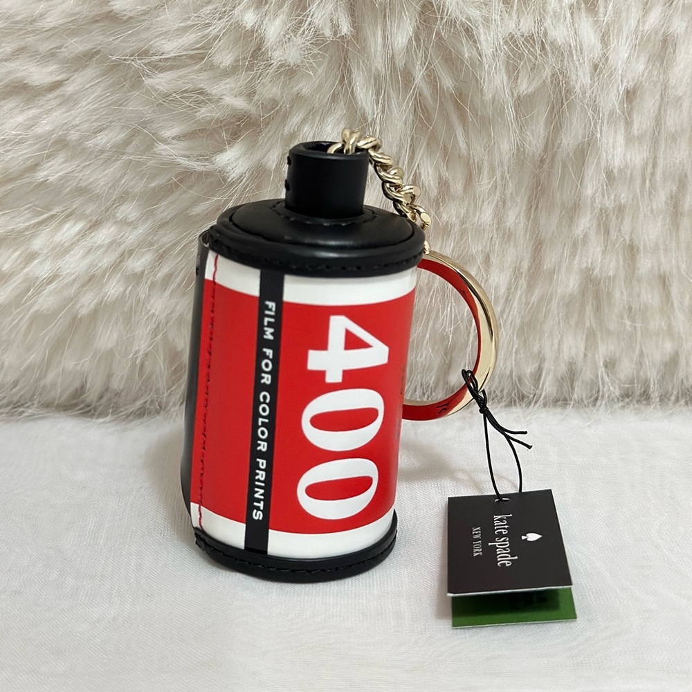 Kate Spade Picture this film roll bag charm
